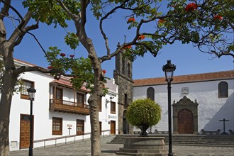 Iglesia de Salvador at the Plaza de Espagna in Santa Cruz de La Palma