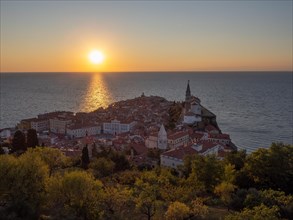 View of Piran from the fortress wall