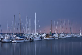 Koper marina in the evening