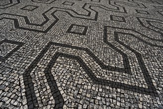 Mosaic in paving stones