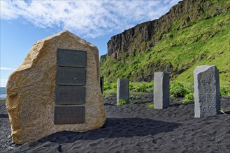 Memorial stone for drowned German seamen