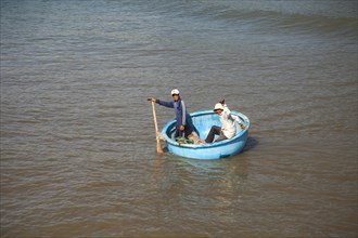 Fishing boat in the bay of Mui Ne