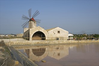 Windmill of a salt works