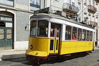 Line 28 tram in the Graca district