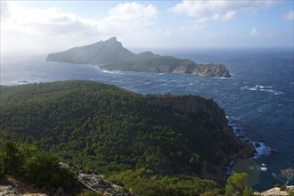 View to the island Sa Dragonera