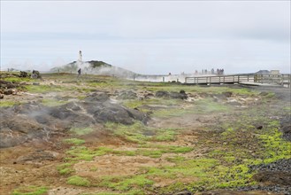 Lighthouse at the cliff Valahnukur