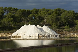Salt heap in Colonia Sant Jordi