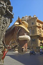 Horse-drawn carriage in Palermo