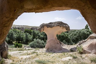 Mushroom rocks in Cappadocia