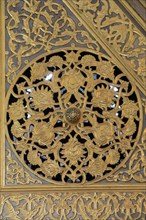 Decoration of the minbar in the blue mosque
