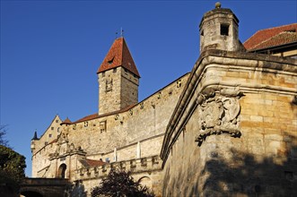 Veste Coburg with entrance and Bulgarian tower