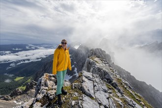 Hiker on a summit