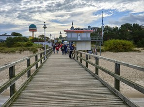 Zinnowitz pier and beach