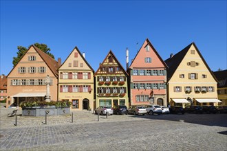Gabled houses on Altrathausplatz in the historic old town