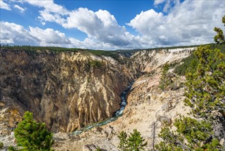 Yellowstone River flows through Gorge