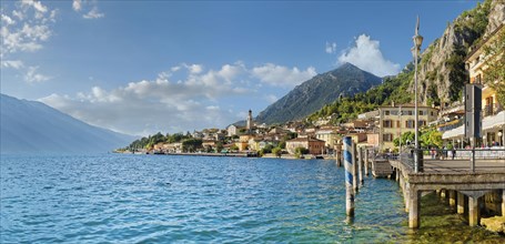 Idyllic fishing village on the western shore of Lake Garda