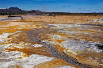 Geothermal fields in different colours