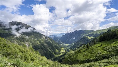 View of the Rappenalp valley