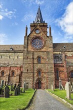 St Magnus Cathedral with graveyard