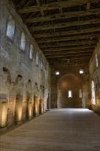 View of historic nave of Einhardsbasilika