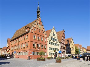 Gabled houses at the wine market in the historic old town