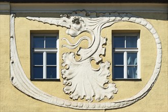 Art Nouveau ornament on the Harras