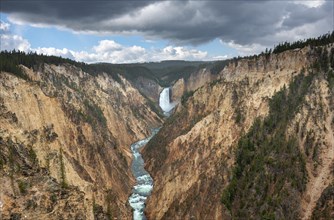 Yellowstone River flows through Gorge