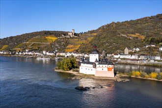 Zollburg Pfalzgrafenstein in the Rhine
