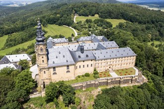 Aerial view of Banz Monastery