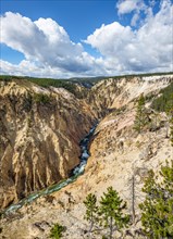 Yellowstone River flows through Gorge