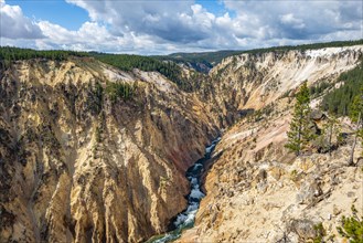 Yellowstone River flows through Gorge