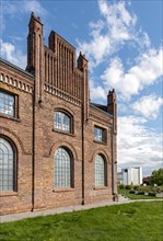 Historical red-brick industrial building