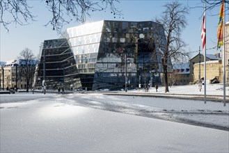 Winter atmosphere with snow