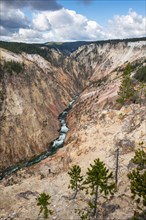 Yellowstone River flows through Gorge