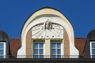 Art Nouveau ornament on the Harras