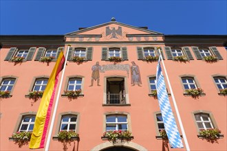 Facade of the town hall in the historic old town