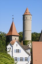 Green Tower and Three Kings Tower in the historic old town