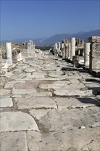 Syria Street in Laodikya Ancient Town in Denizli