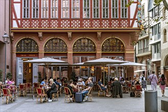 Reconstructed Renaissance half-timbered house