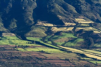 Farmland on the slopes of Cotacachi Volcano