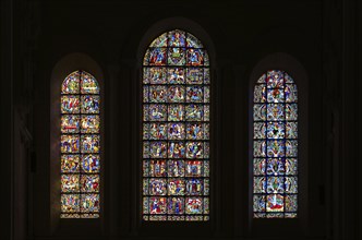 The three oldest windows of the cathedral