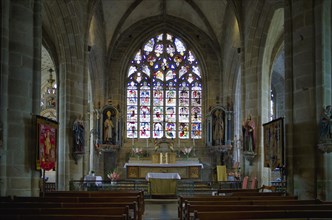 Nave and choir room