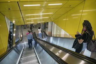 Escalator to Sendlinger Tor underground station