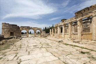 The Fortinus Gate and Avenue in Hierapolis