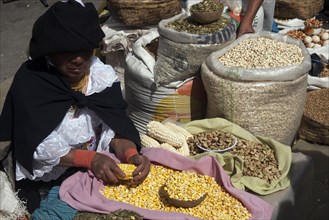 Woman selling Corn