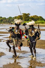 Men from the Toposa tribe