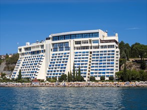 View of the Grand Hotel Bernardin from the sea