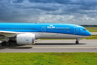 A KLM Royal Dutch Airlines Boeing 787-9