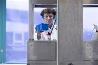 Technician working in a laboratory