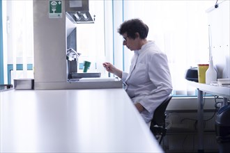 Technician working in a laboratory